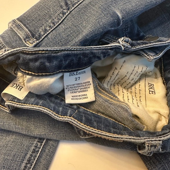 BKE Buckle Stella Distressed low rise skinny ankle jeans - Picture 3 of 4